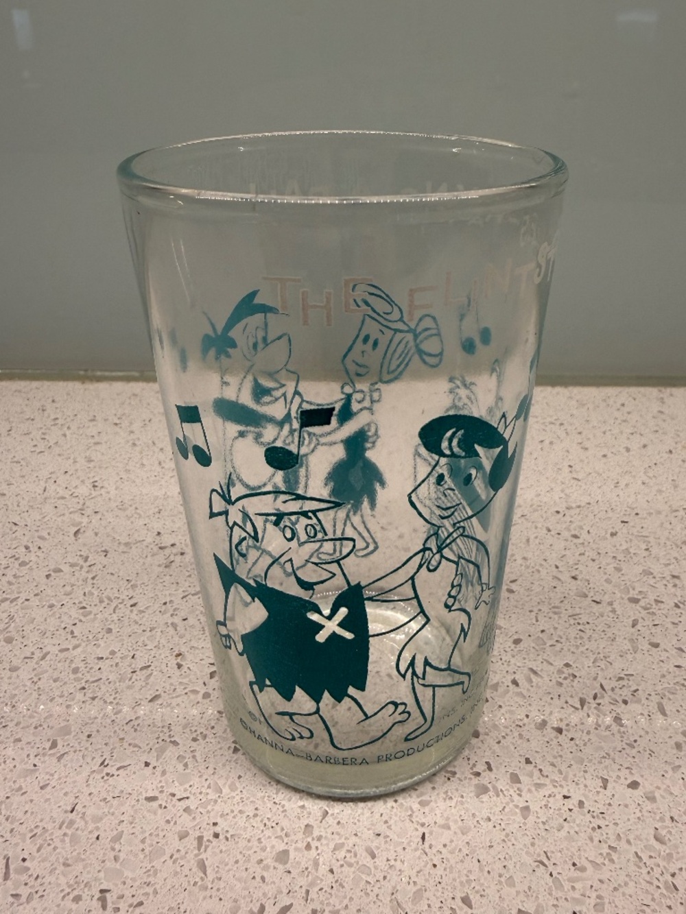 VINTAGE FLINTSTONES GLASS - WELCH'S